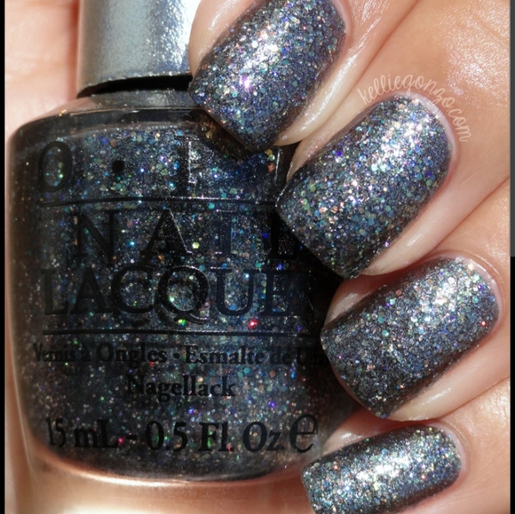 OPI DESIGNER SERIES " 044 PEWTER" HOLOGRAPHIC - Picture 2 of 9
